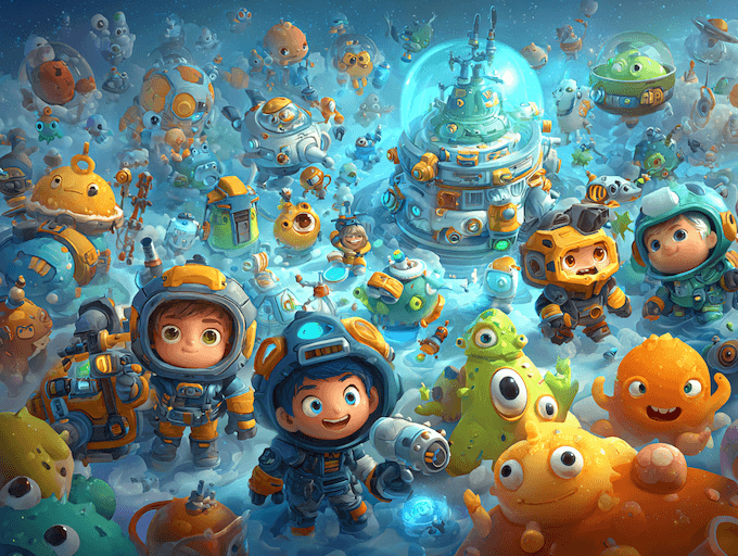 Wimmelbilder im Weltraum: So fördern sie dein Kind spielerisch